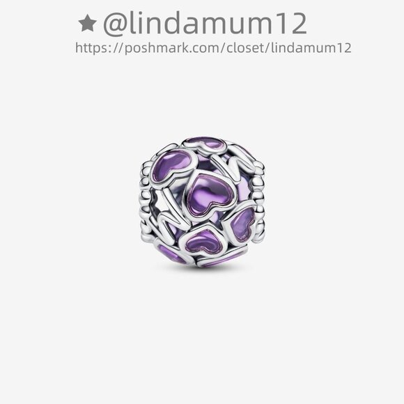 Pandora Openwork Hearts Mum Charm - Picture 2 of 6
